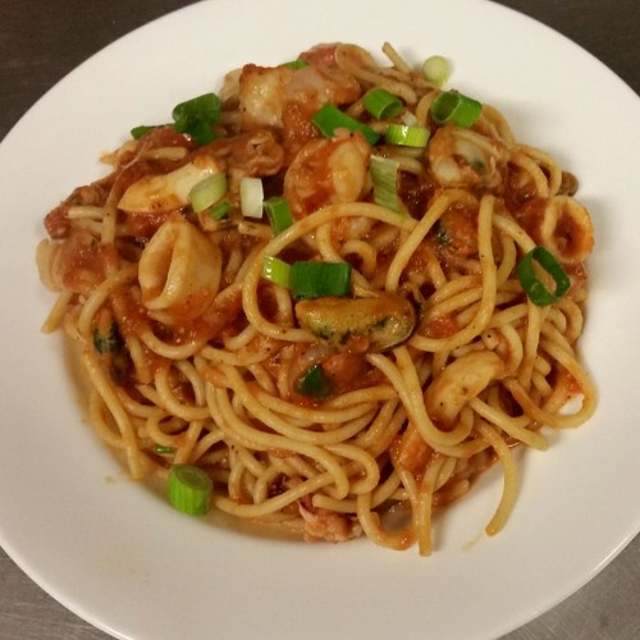 Pasta with Seafood Marinara.