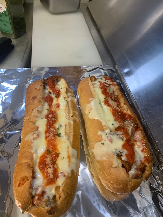 Eggplant Parmigiana Sub.