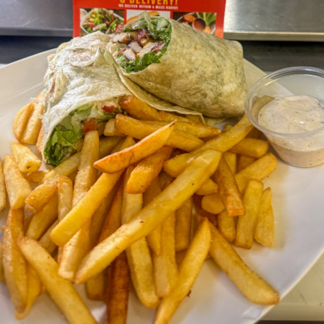 Chicken Caesar Wrap.