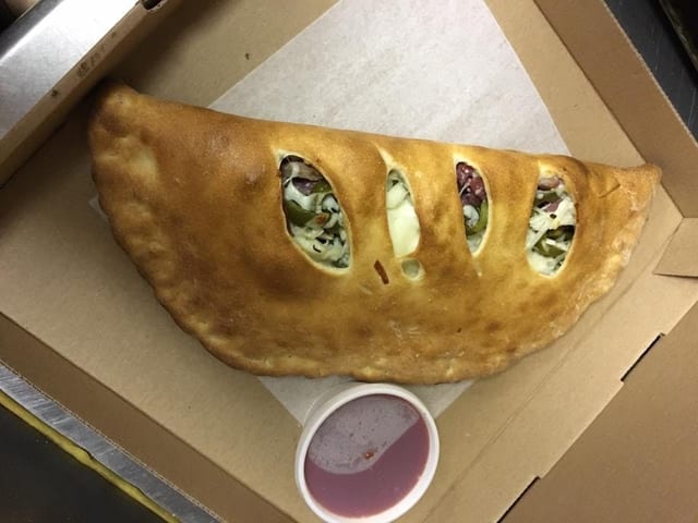 Spinach Calzone.