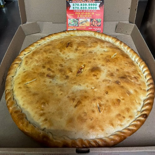 Vegetable Stuffed Pizza (Large 16'').