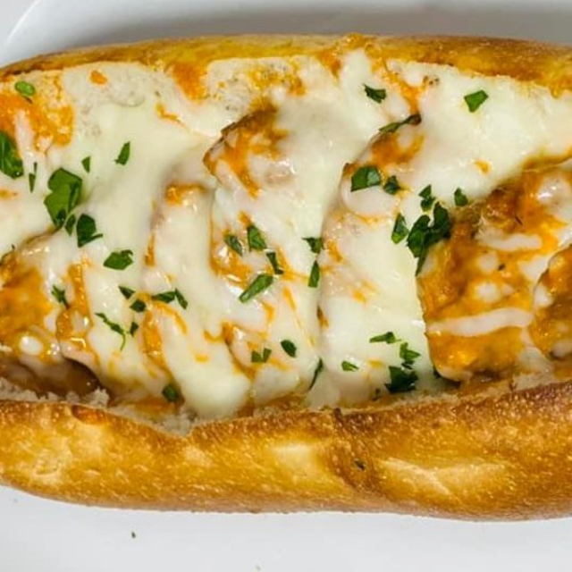 Buffalo Chicken Cheesesteak Sub.
