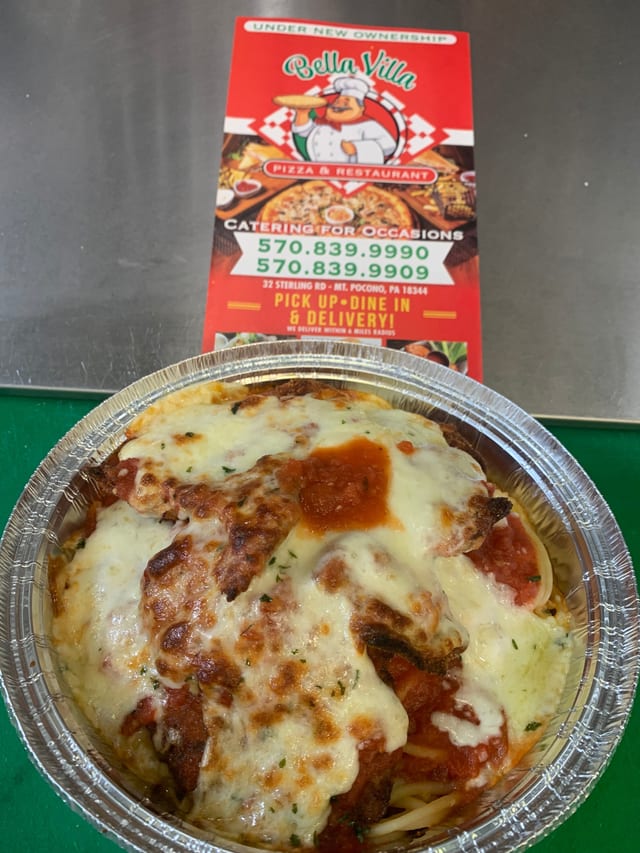 Eggplant Parmigiana.