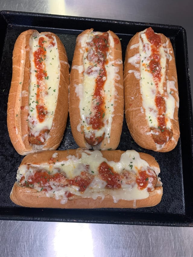 Sausage Parmigiana Sub.